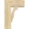 Ekena Millwork Balboa Block Rough Sawn Bracket w/ Offset Brace, Douglas Fir, 8"W x 18"D x 26"H BKT0806X18X26BOA05RDF - alternate 4